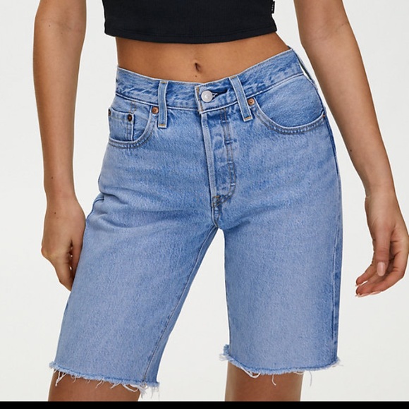 501 knee length shorts